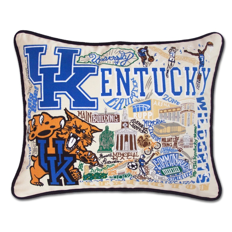 Kentucky, University of Collegiate Embroidered Pillow