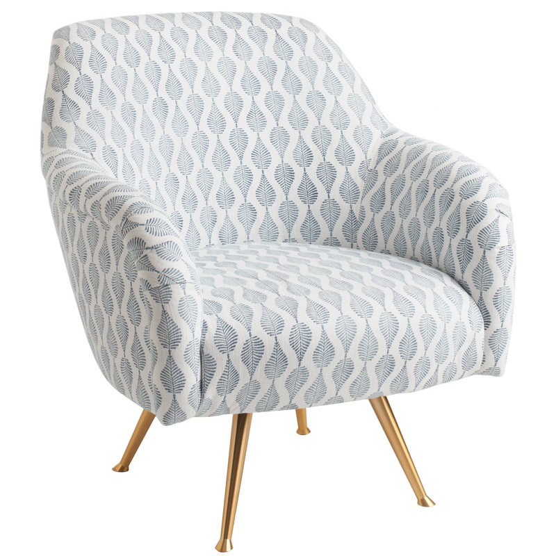 Sydney Swivel Chair | Nantucket Blue