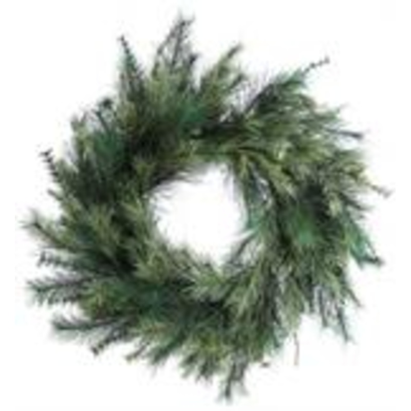 30″ DLX Appalachian Mixed Pine Wreath