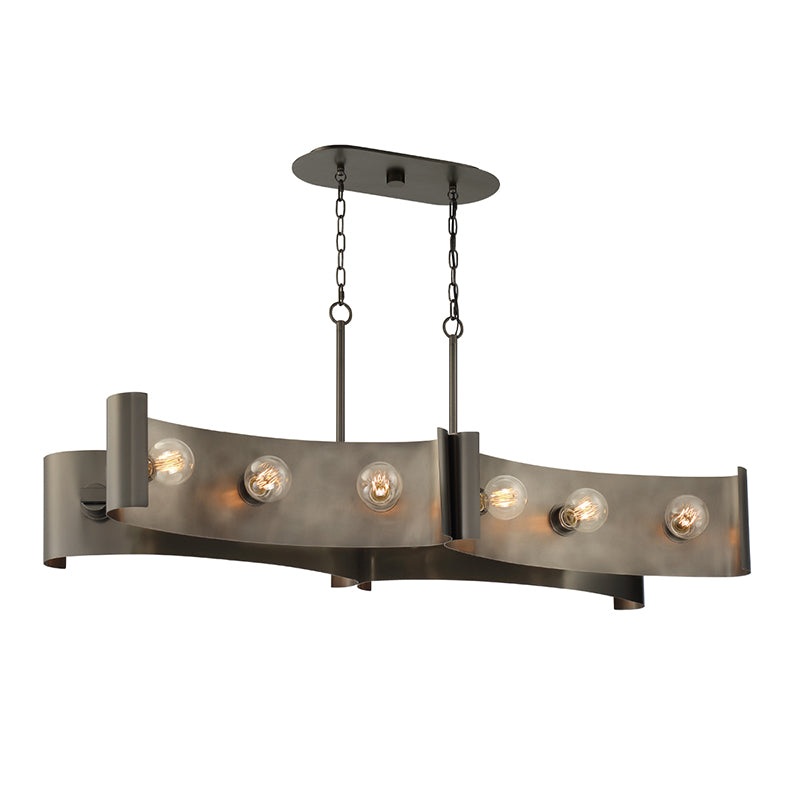 Eurofase 38429 Metallo 12-lt 48″ Linear Chandelier