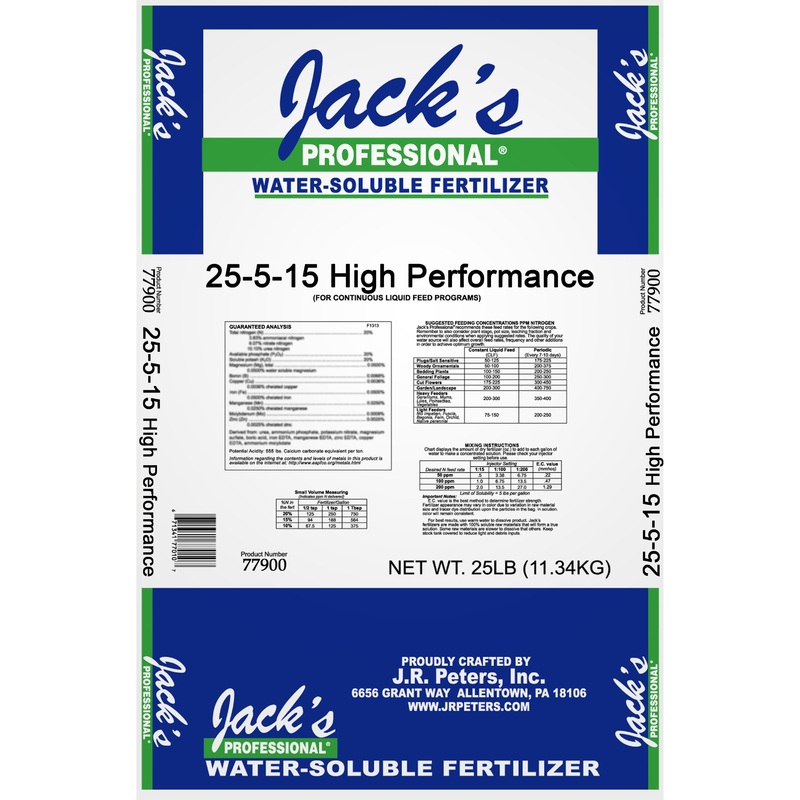 Jack’s Professional 25-5-15 High Performance Fertilizer