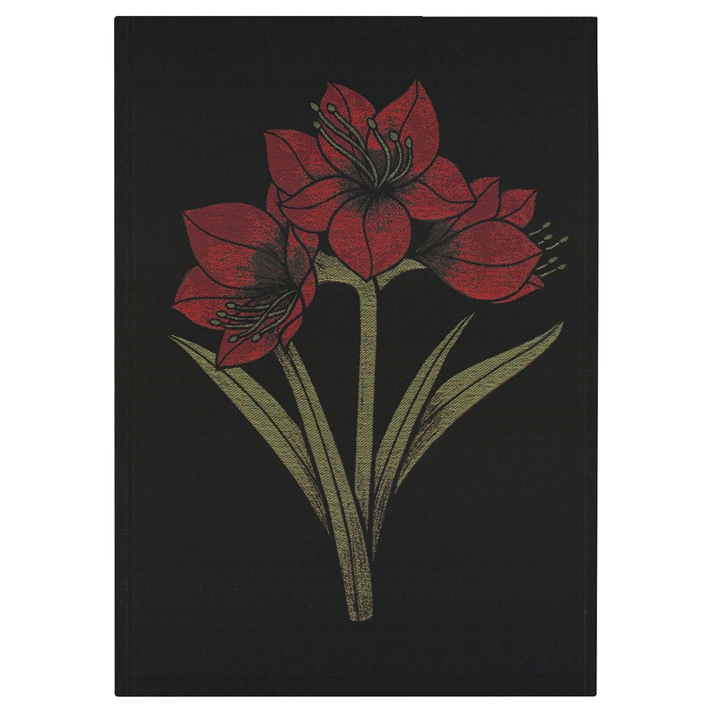 Kapamaryllis Organic Cotton Tea Towel, Two Size Variants