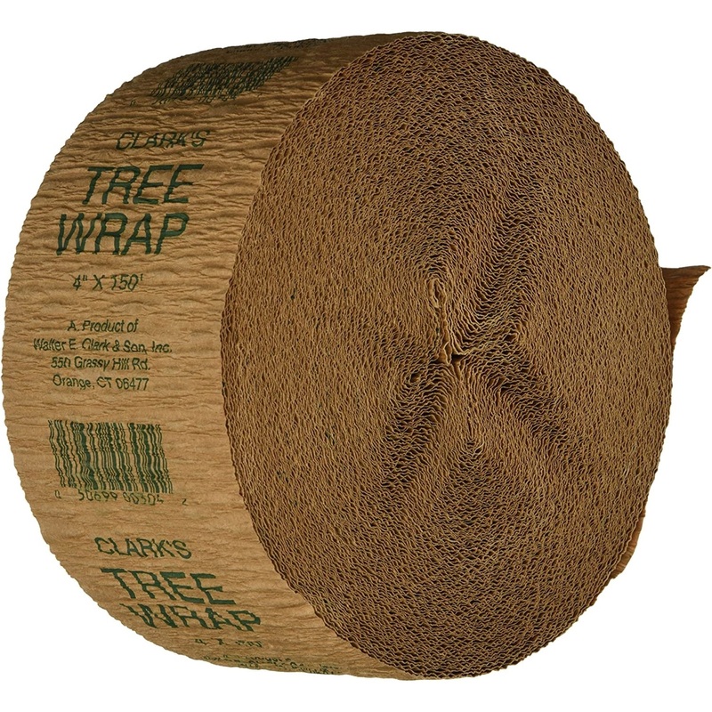 Walter E Clark Creped Coated Paper Protective Tree Wrap  4 W x 150 Roll