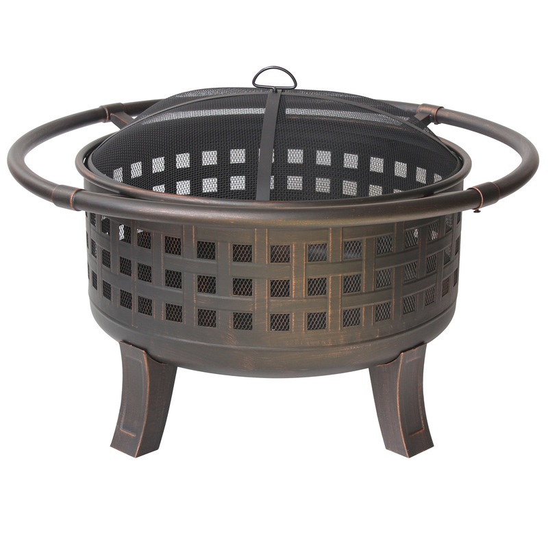 Gardener Select Open Basket Weave Deep Fire Pit