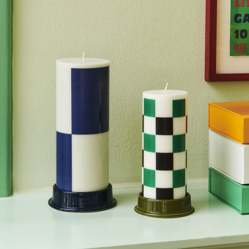 Hay Column Candle