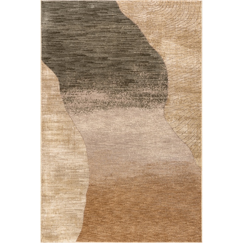 Koshi Abstract Rug | Light Brown