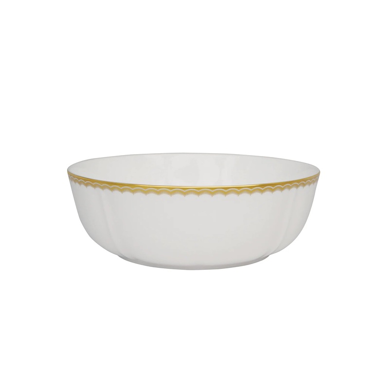 Prouna Antique Gold Serving Bowl