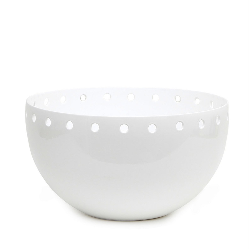 PURITY GLAMOUR: Extra Large Round Deep Bowl – Pure White