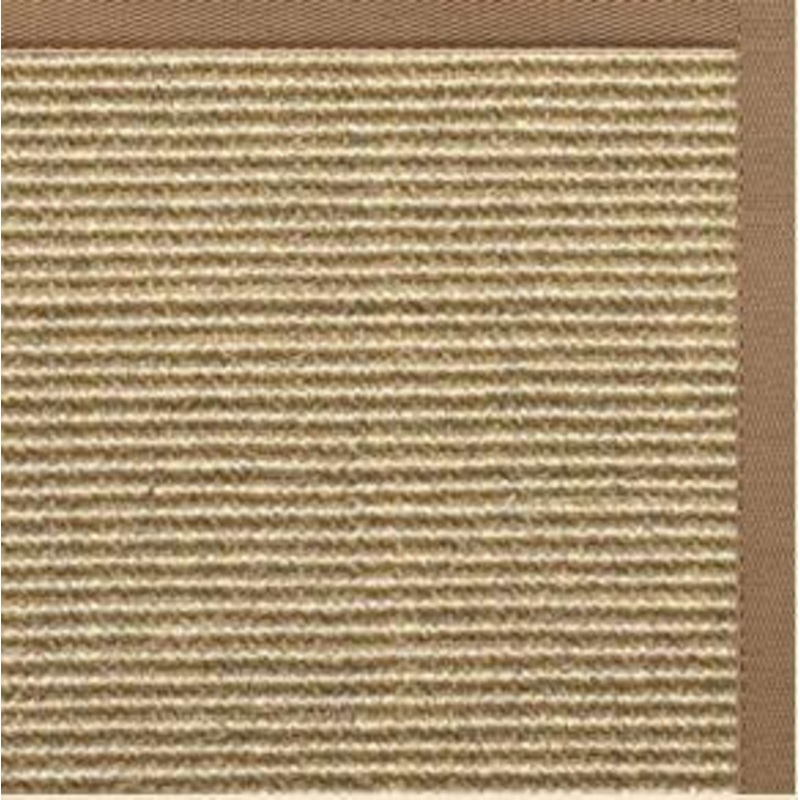 Bone Sisal Rug with Harvest Haze Cotton Border