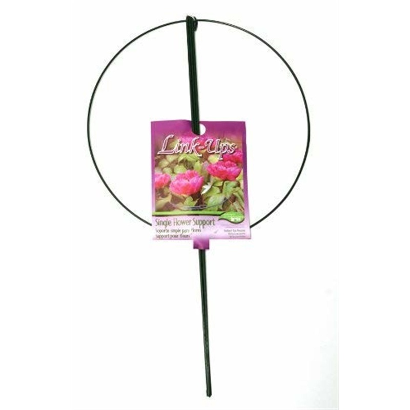 Luster Leaf Small Single Peony Flower Support, Green 10″