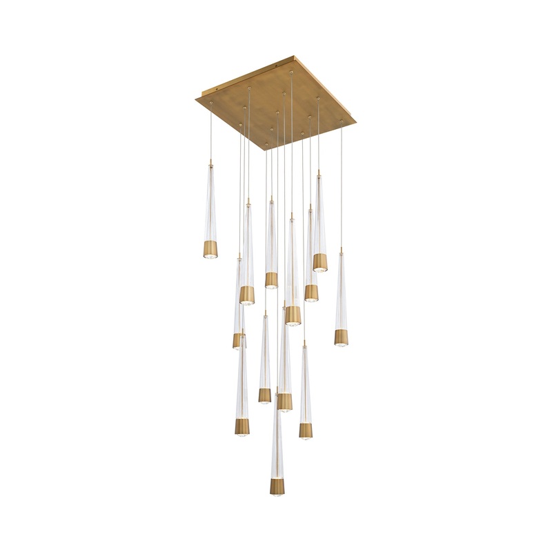 Quill Square LED Multi Pendant Light