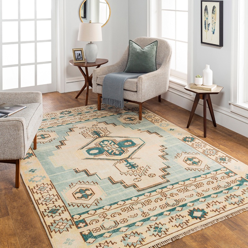 Anadolu 29978 Hand Knotted Wool Indoor Area Rug by Surya Rugs