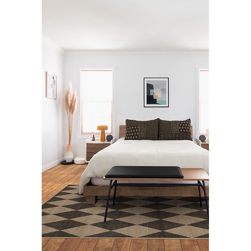 Palazzo Soft Black Re-Jute Rug