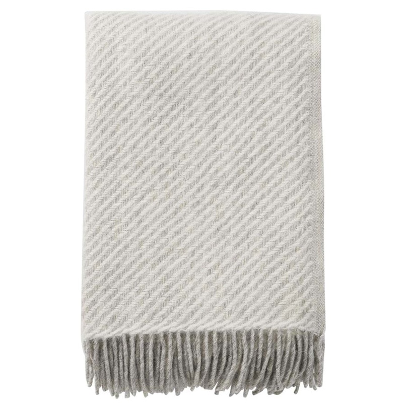 Carl Brushed Swedish Wool Throw, Two Color Variants