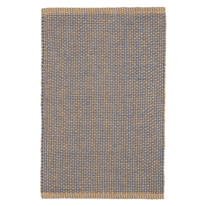 Donnie Handwoven Jute Rug | Navy