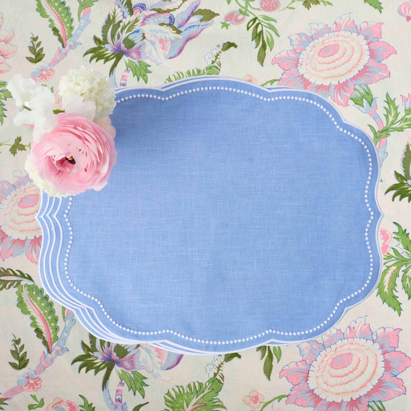 Eloise Periwinkle Placemats (Set of 4)