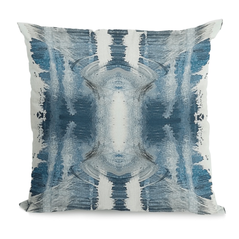 Indigo A Go Go Outdoor Pillow