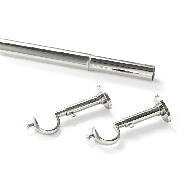 Stockbridge Curtain Rod | Polished Nickel