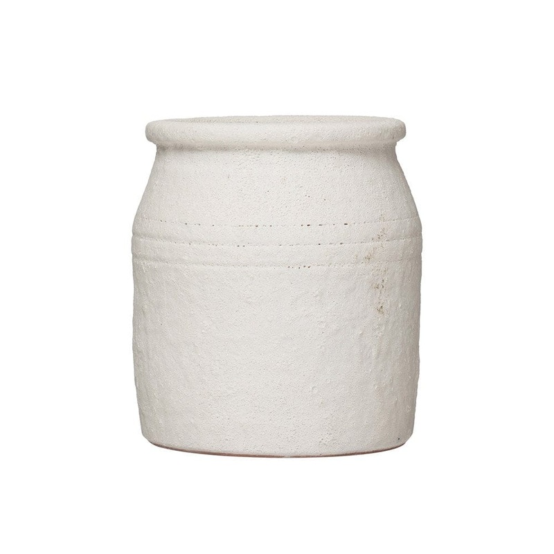 Coarse Terra Cotta Crock