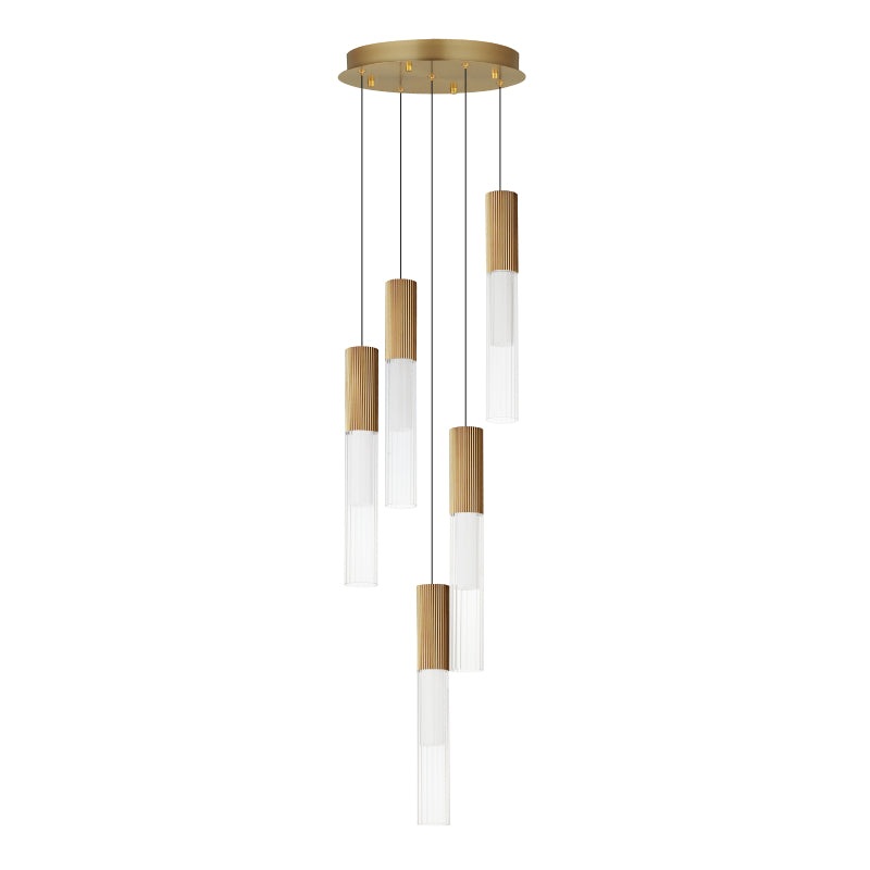 ET2 E11015 Reeds 5-lt 14″ LED Pendant