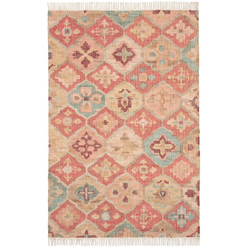 Pali Handwoven Jute Rug | Terracotta