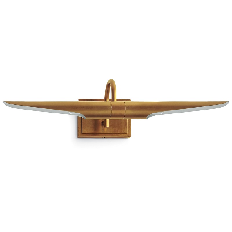 Redford Picture Light Small (Natural Brass)