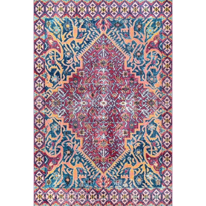 Vena Medallion Rug | Red