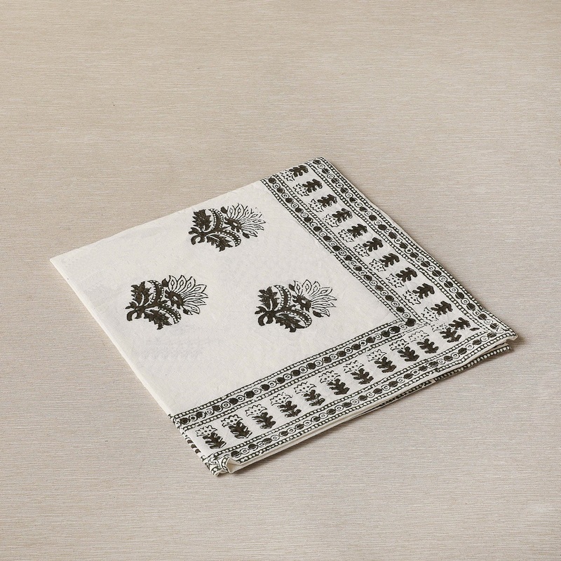 Agra Moss Olive Napkin