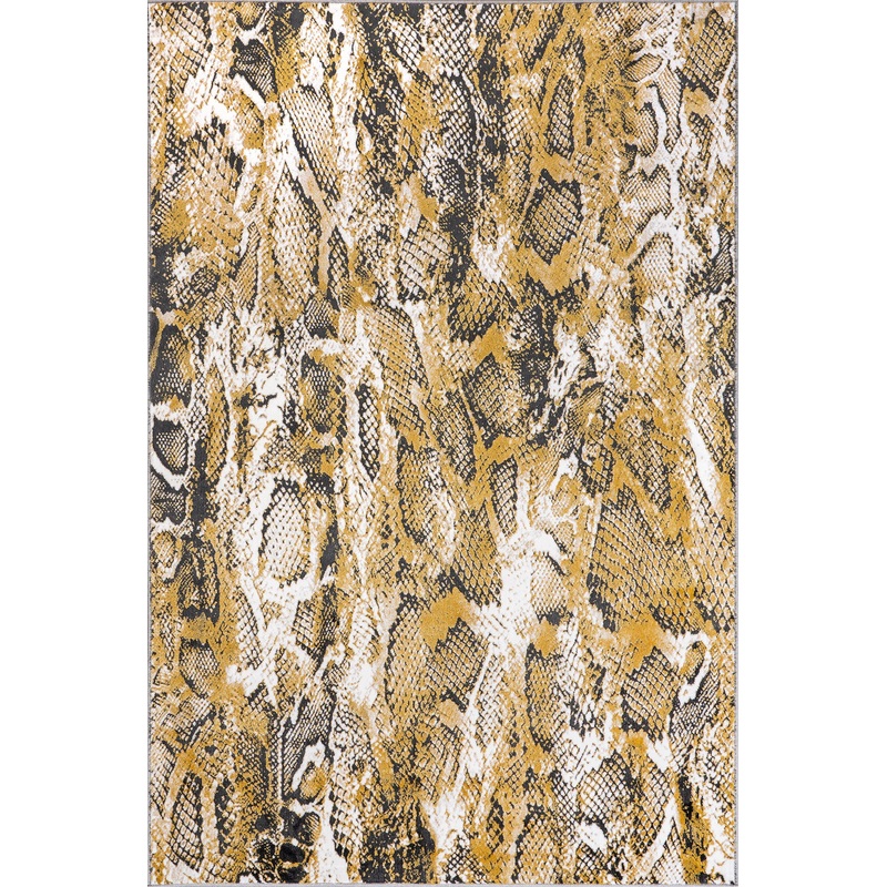 Carissa Serpent Patterned Rug | Beige