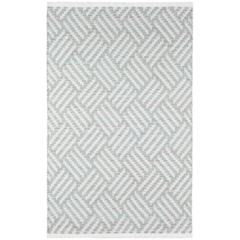 Crisscross Handwoven Indoor/Outdoor Rug | Ocean