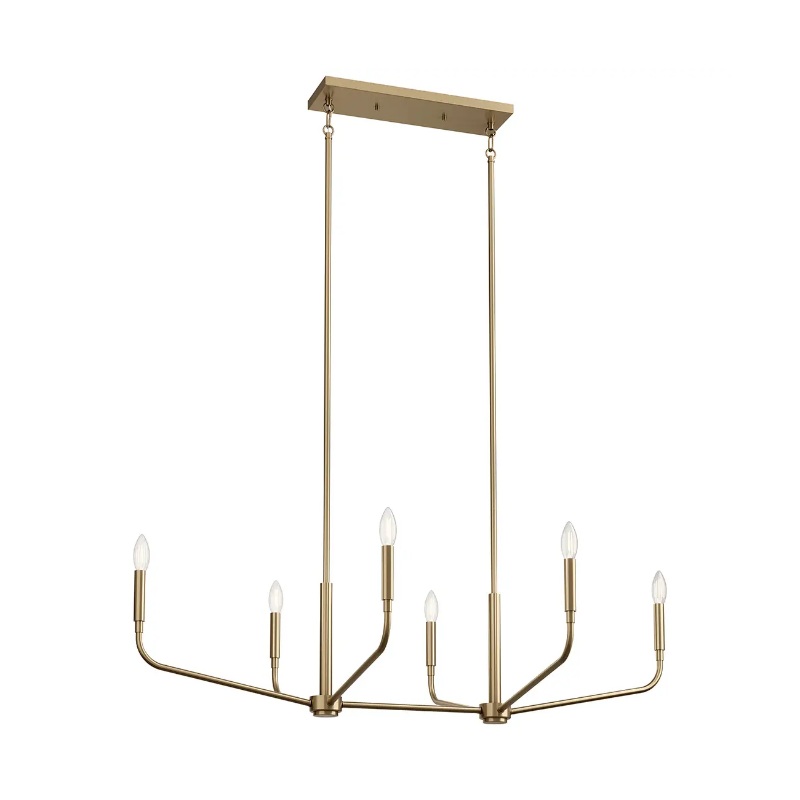 Kichler 52721 Madden 6-lt 45″ Linear Chandelier