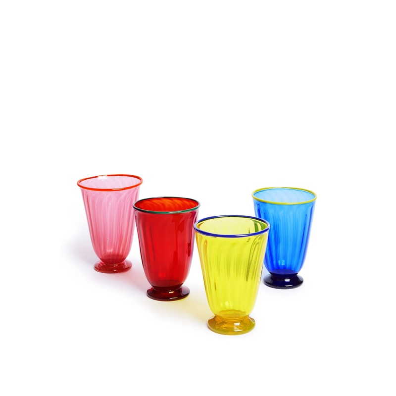 Rainbow Glasses Set of 4