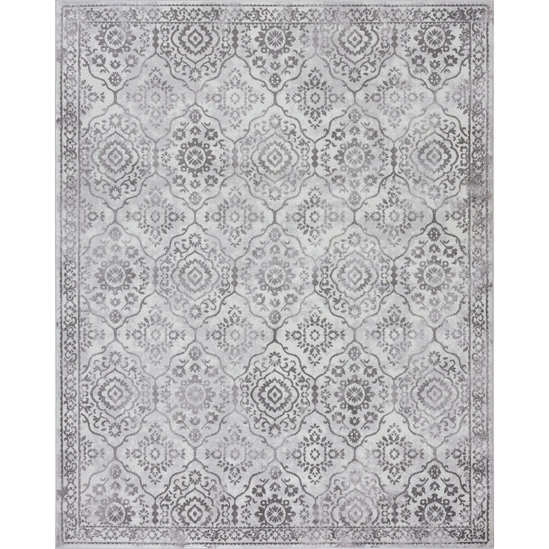 Tayse Oriental Area Rug NEX18-Jersey Traditional Cut Pile Indoor Polypropylene