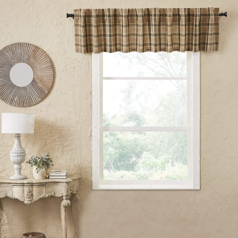 Cider Mill Plaid Valance 16×90