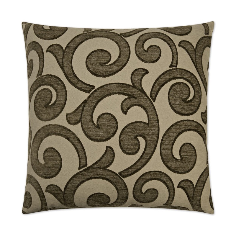 D.V. Kap Key 24″ x 24″ Decorative Throw Pillow | Taupe