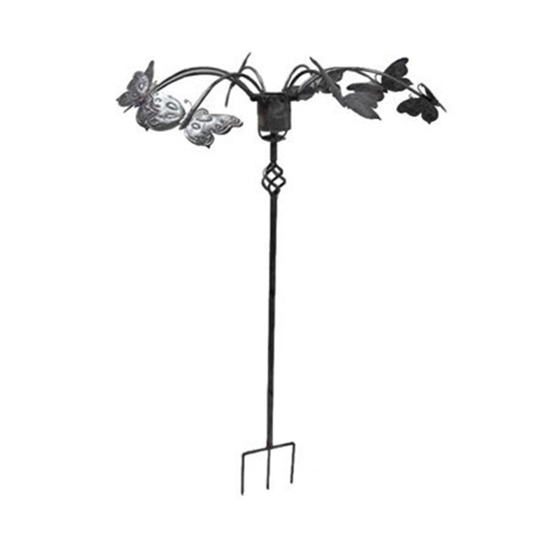 Very Cool Stuff Metal Butterfly Spinning Globe Holder, 45″