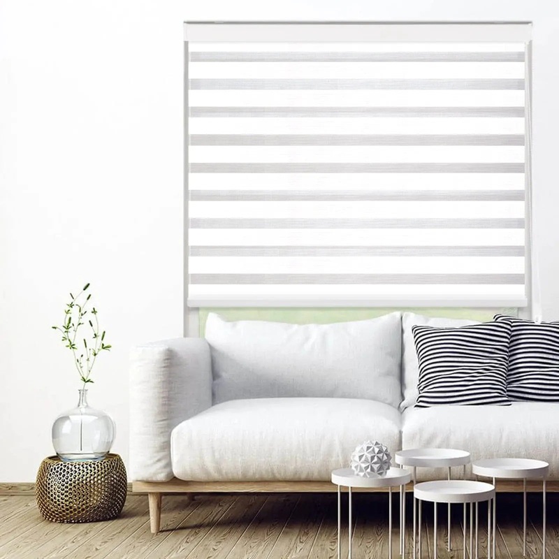 Bryant Essential Light Filtering Dual Shade Cord Loop Zebra Blinds