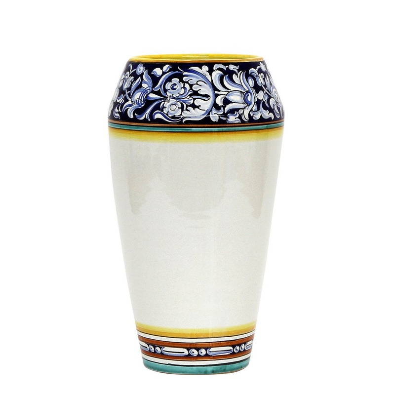 DERUTA BELLA: Medium Vase – Shades of Blue Design – (Premium Masterpiece by Francesca Niccacci)