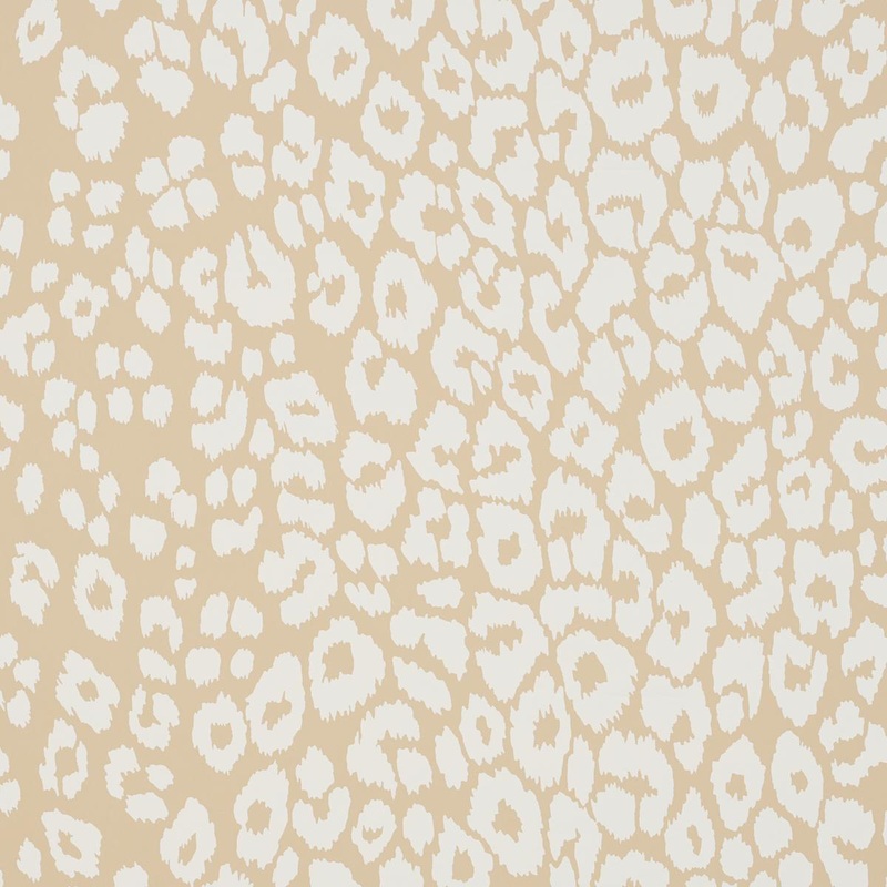 Iconic Leopard in Ivory On Neutral Sample