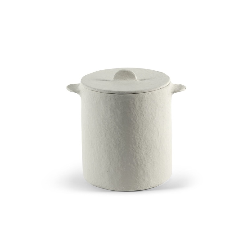 Serax White Earth White Pot with Lid