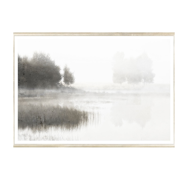 “Taupe Mist” Framed Art Print