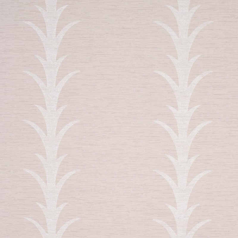 Acanthus Stripe Vinyl in Limestone Sample