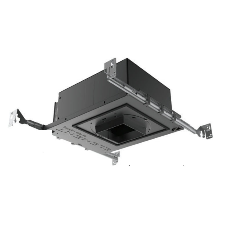 Element E3R 3″ 17W LED Square Wall Wash New Construction Housing