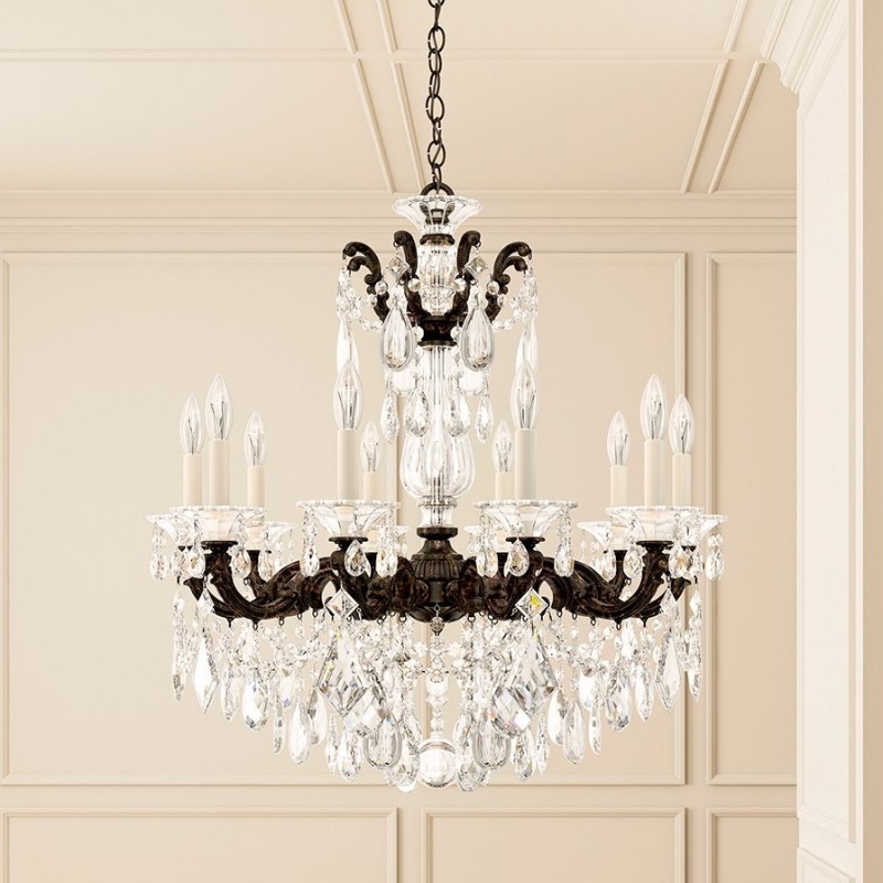 Schonbek 5074 La Scala 10-lt 28″ Chandelier