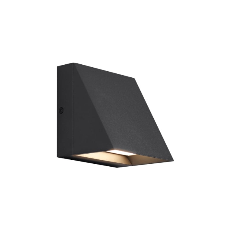 Visual Comfort 700WSPITS Pitch Single 5″ LED Outdoor Wall Light