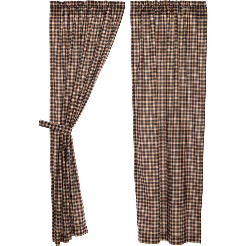 Bingham Star Panel Plaid Set of 2 84×40
