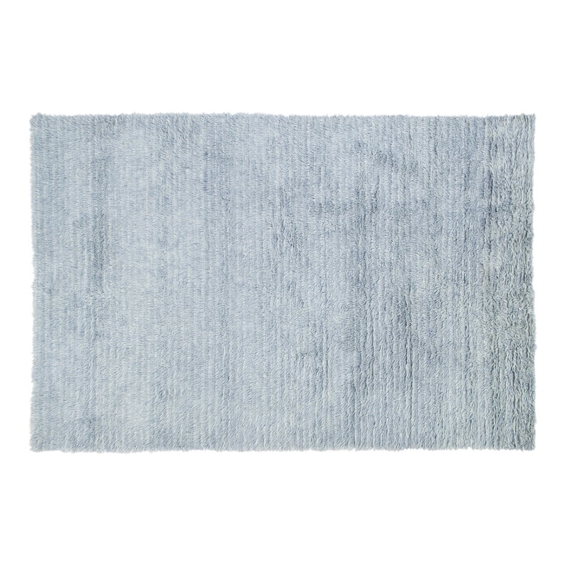 Mohair Shag in Powder Blue – 5′ Wide