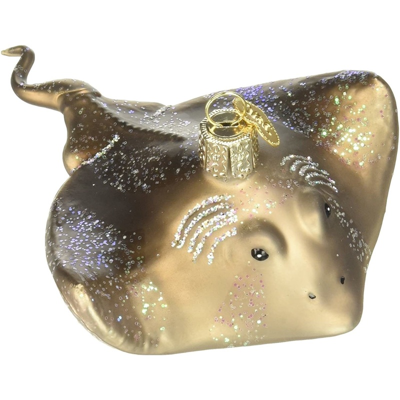 Old World Christmas Glass Blown Stingray Ornament