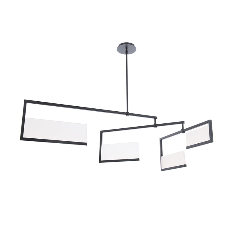 dweLED PD-29256 Quartet 4-lt 56″ LED Chandelier