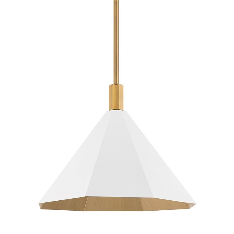 Huntley Pendant – White